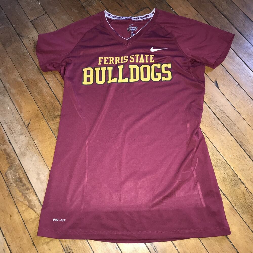 Ferris State Bulldogs Nike Pro‎ Combat Fitted DriFit Large Tee